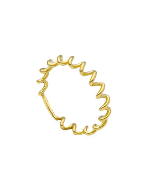Anello da donna della collezione JOY Gioielli Oro in oro giallo 18kt con sezione avvolta 267681