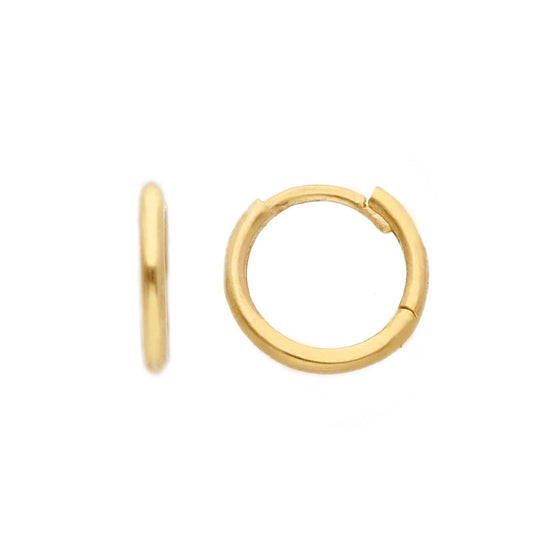 Orecchini cerchio donna JOY Gioielli in oro giallo 8 mm di diametro 268766-1