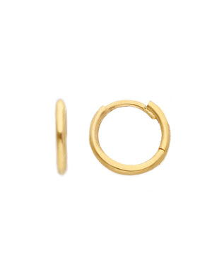 Orecchini a cerchio da donna della collezione JOY Gioielli Oro in oro giallo 18kt di 8 mm di diametro 268766