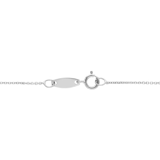 Collana girocollo donna JOY Gioielli in oro bianco con ciondolo di zirconi 269307-2