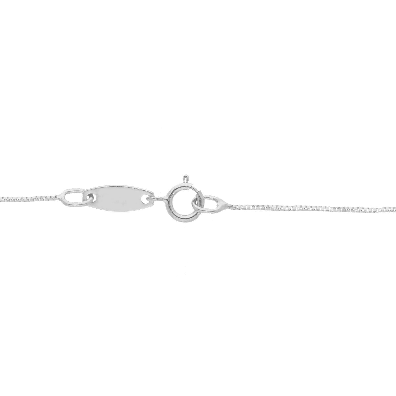 Collana punto luce donna JOY Gioielli in oro bianco con zircone goccia 269844-2