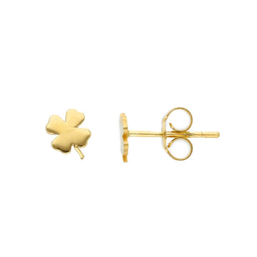 Orecchini lobo donna JOY Gioielli Oro in oro giallo a quadrifoglio 271629-1