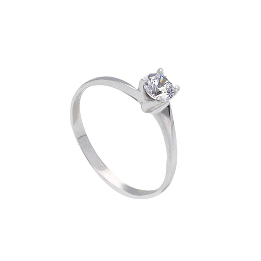 Anello solitario donna JOY Gioielli Oro in oro bianco con zircone 273871-1