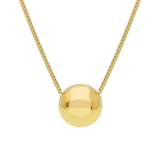 Collana donna JOY Gioielli in oro giallo con ciondolo sfera centrale 274273-1