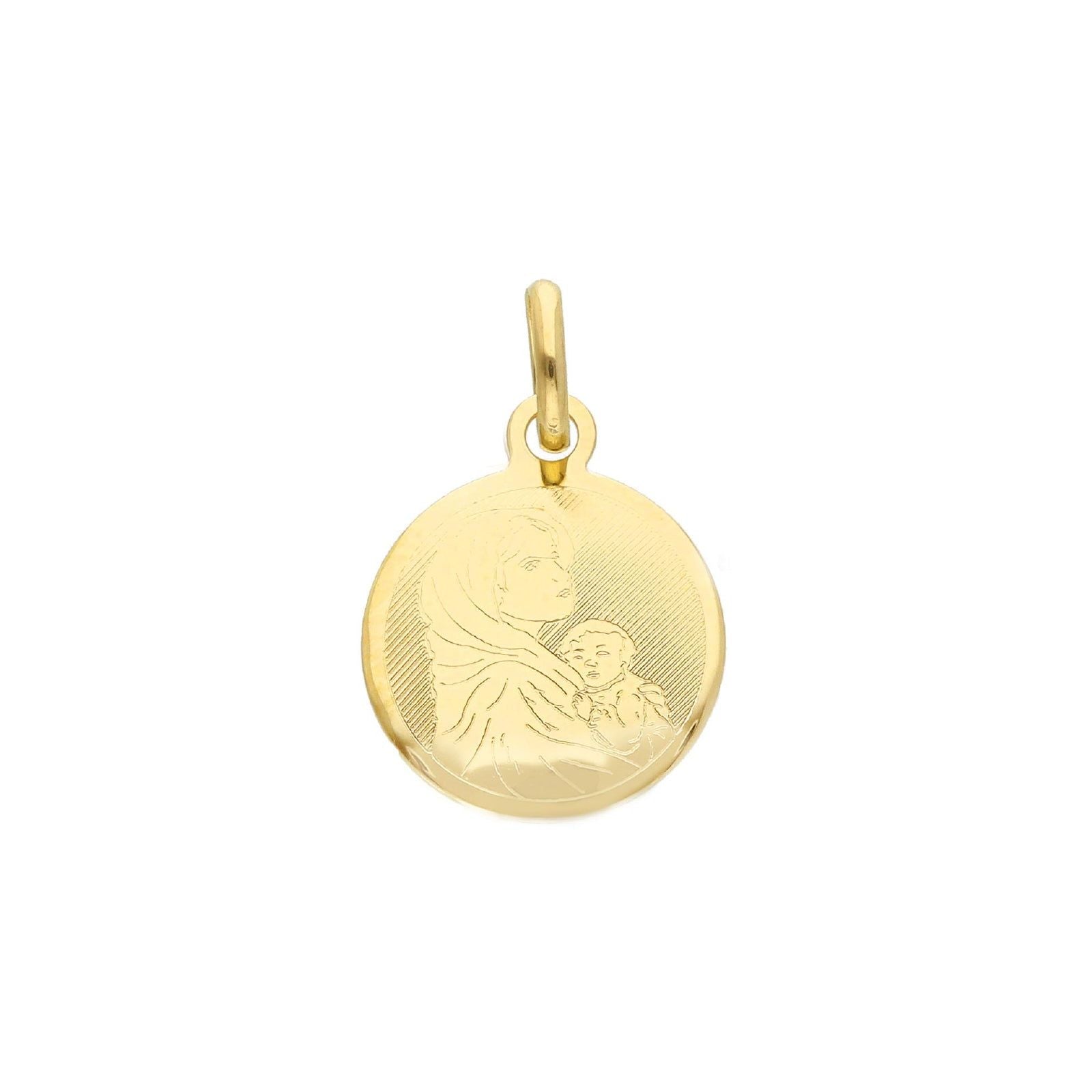 Ciondolo unisex JOY Gioielli Oro in oro giallo con madonna e bambino 275696-1