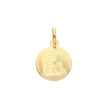 Ciondolo unisex JOY Gioielli Oro in oro giallo con madonna e bambino 275696-1