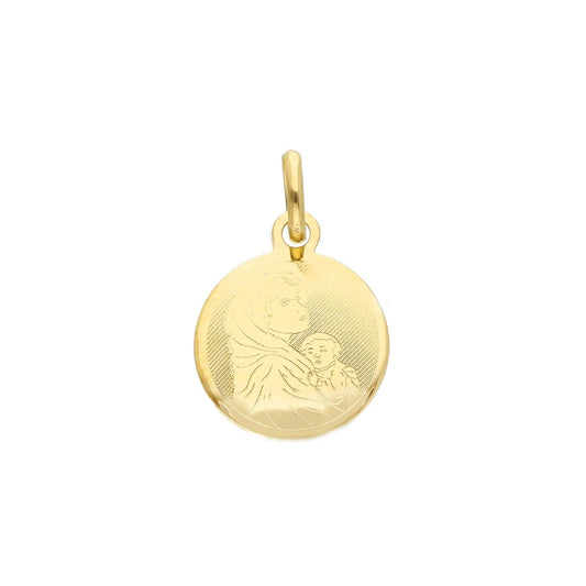 Ciondolo unisex JOY Gioielli Oro in oro giallo con madonna e bambino 275696-1