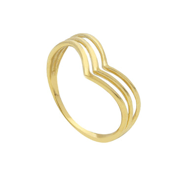 Anello donna JOY Gioielli Oro oro giallo con fasce a punta 276336-1
