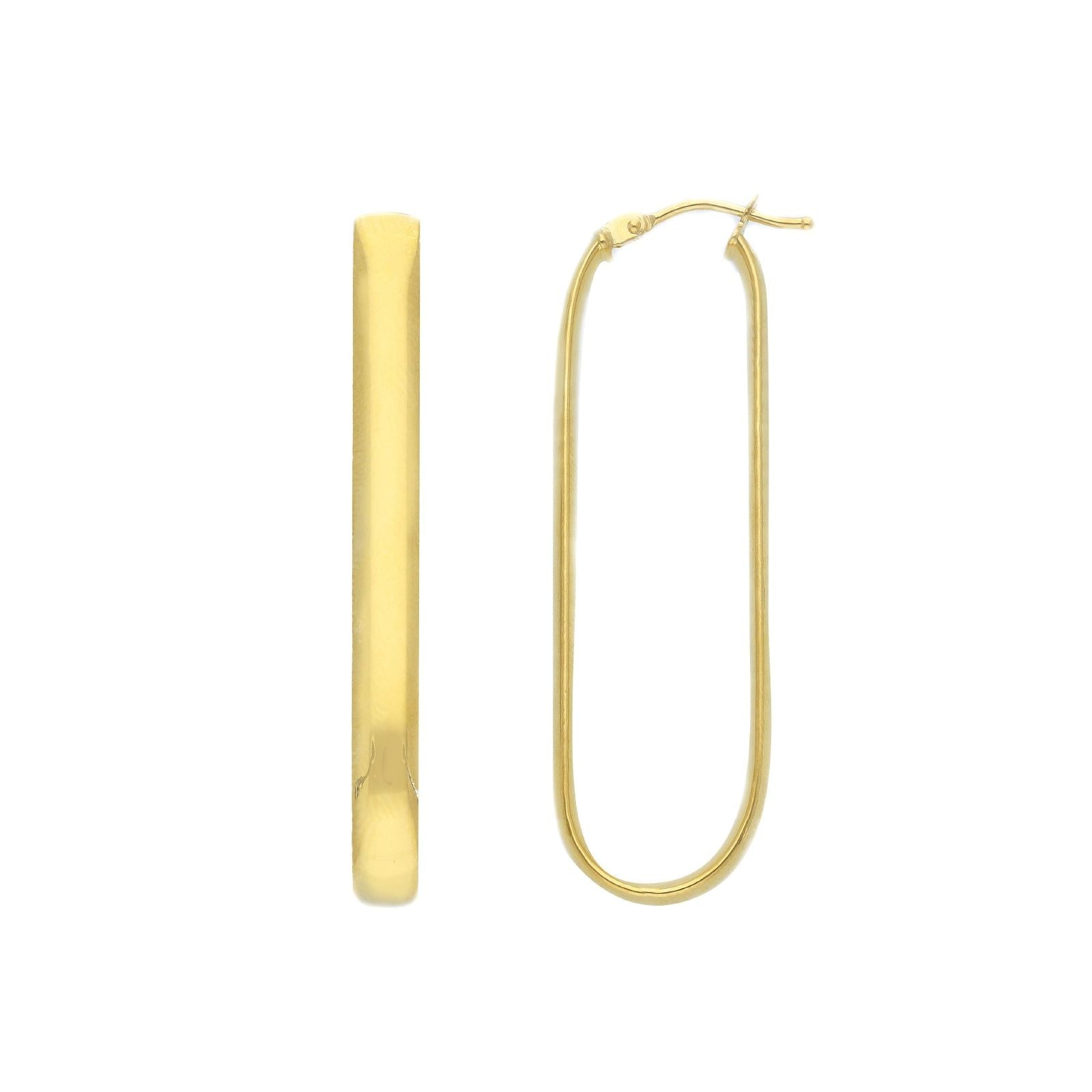 Orecchini cerchio donna JOY Gioielli in oro giallo dalla forma ovale 277577-1