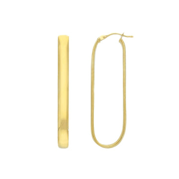 Orecchini cerchio donna JOY Gioielli in oro giallo dalla forma ovale 277577-1