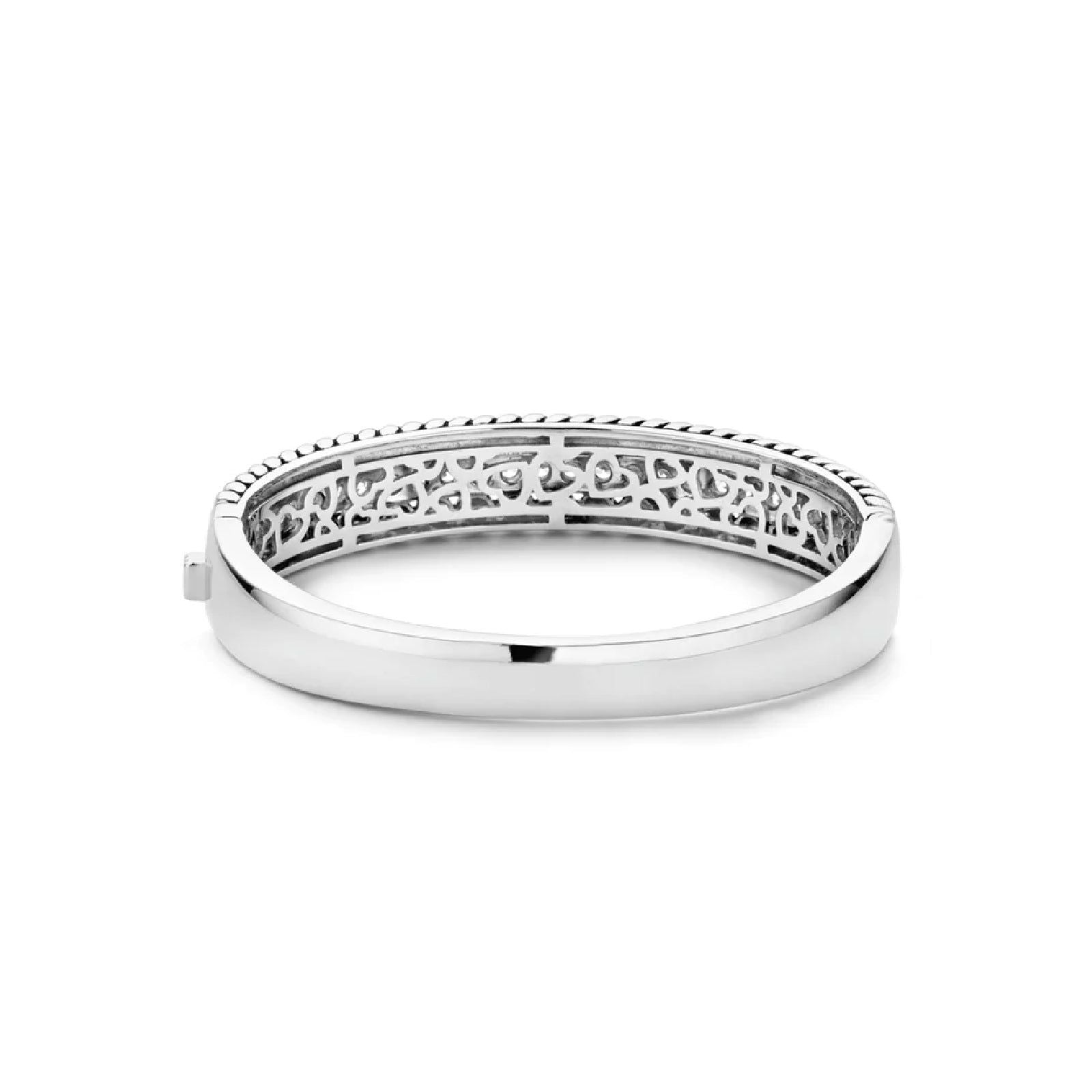 Bracciale rigido donna TI SENTO Milano in argento con zirconi e decori 2776ZI-2
