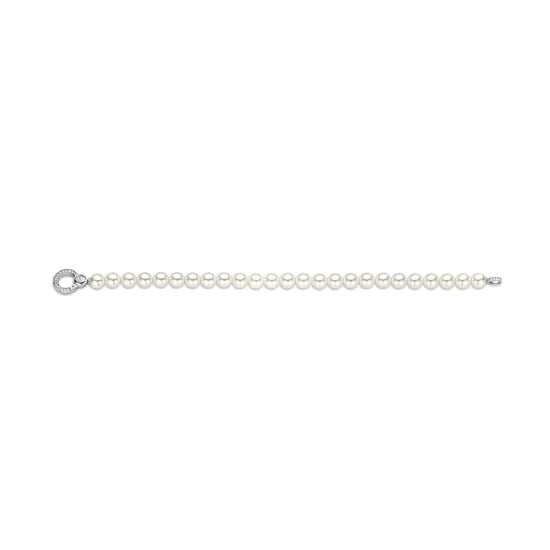 Bracciale catena donna TI SENTO Milano in argento perle zirconi 2865PW-2