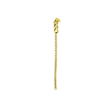 Orecchino pendente Marlù Vision donna acciaio dorato con due catene grumetta 2OR0083G-1