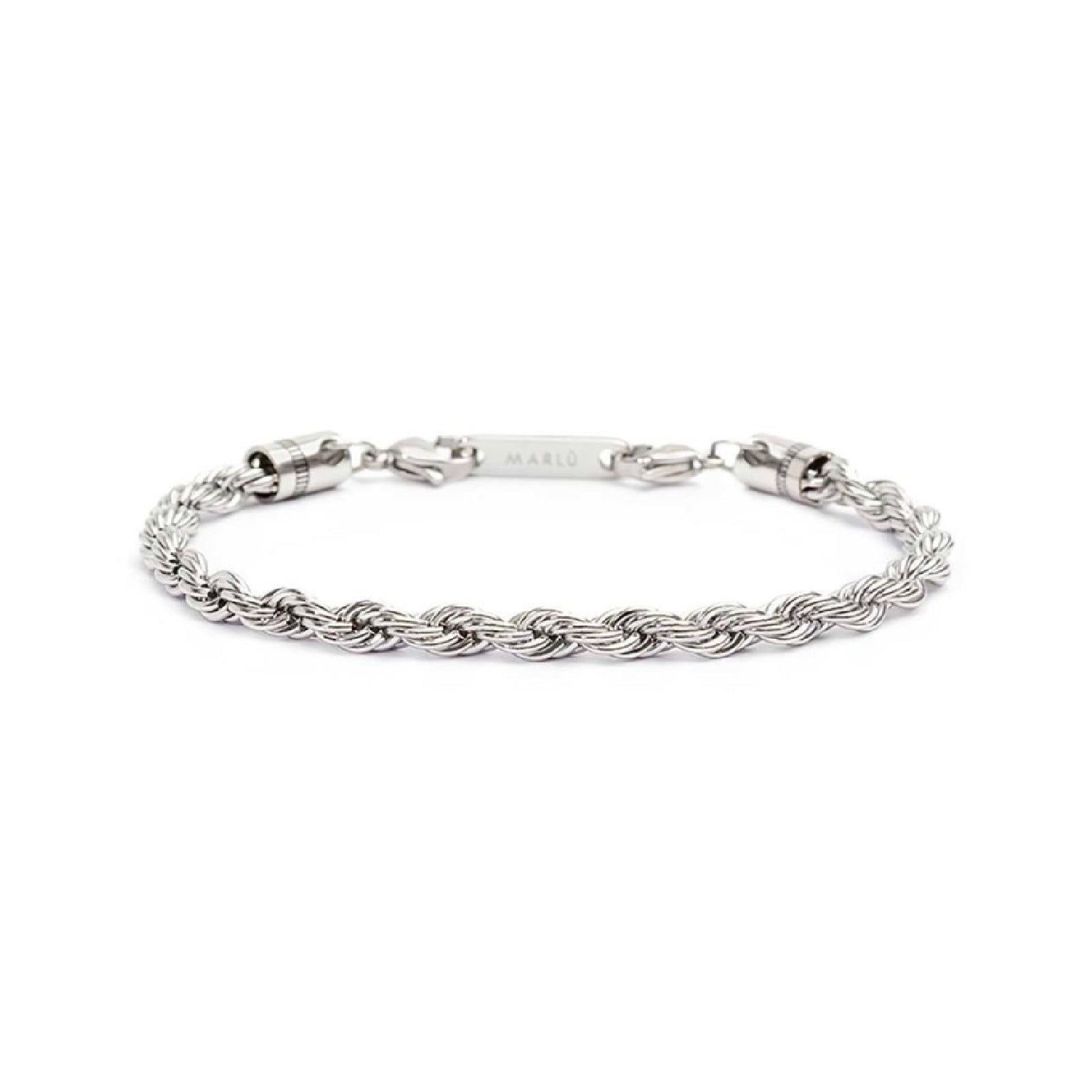 Bracciale maglia a corda Marlù Icons uomo in acciaio spessa 5 mm 30BR0013-1