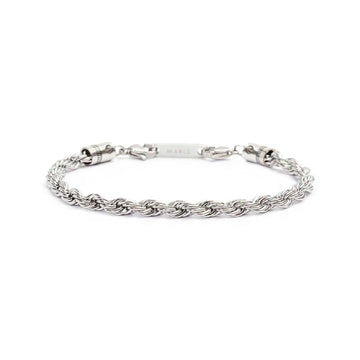 Bracciale maglia a corda Marlù Icons uomo in acciaio spessa 5 mm 30BR0013-1