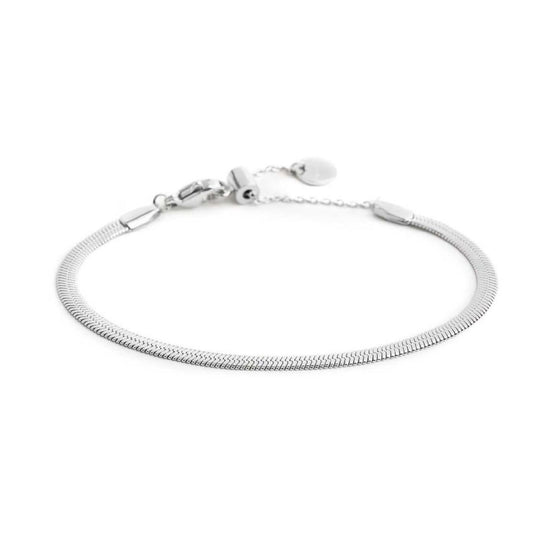 Bracciali catena Marlù Vision da donna acciaio con catena snake 33BR0041-1