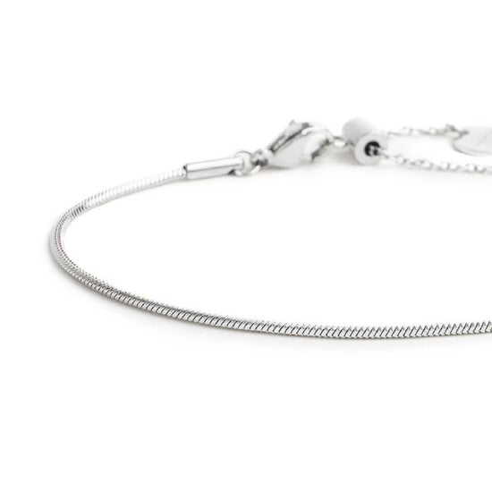 Bracciali catena Marlù Vision da donna acciaio con catena snake quadrato 33BR0044-2