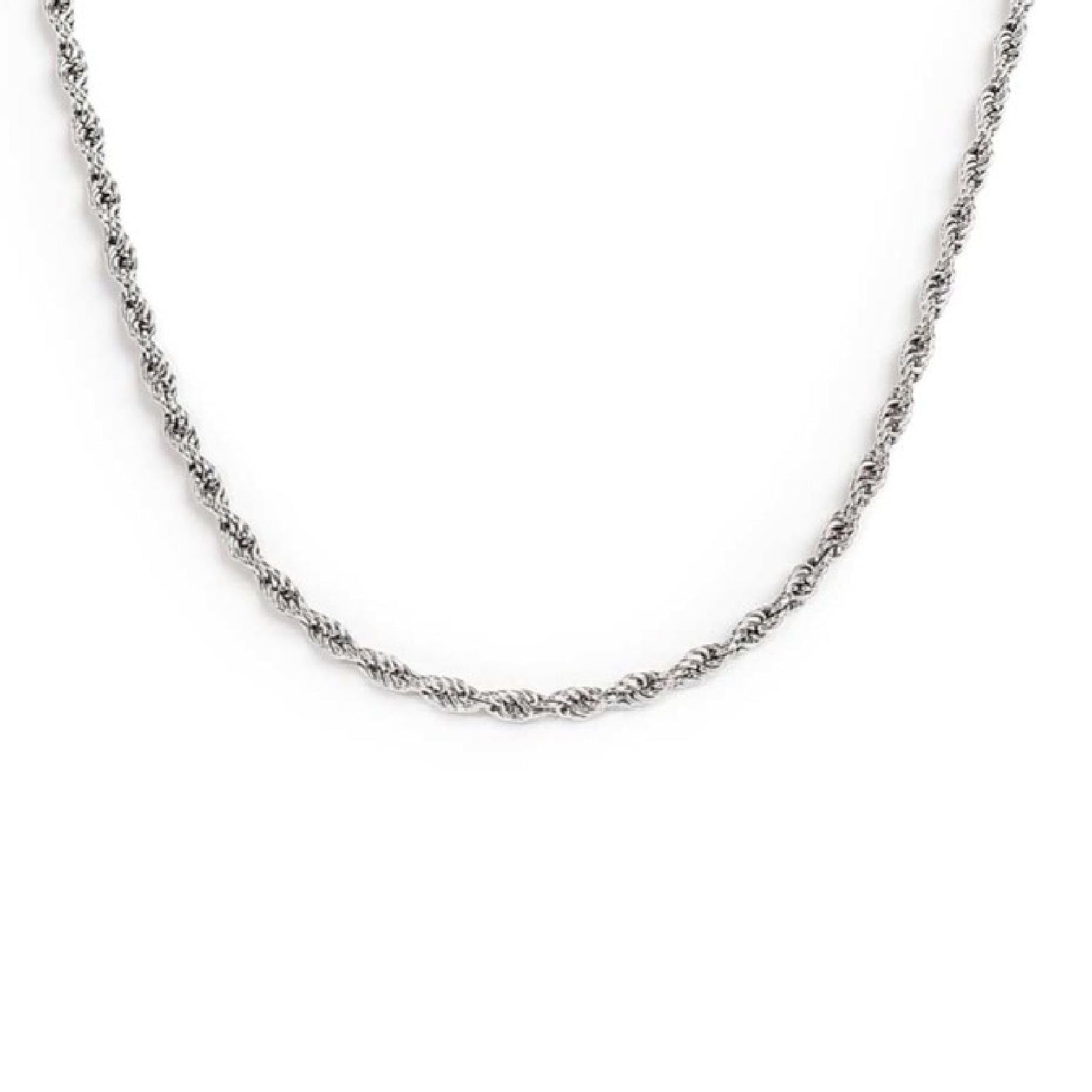 Collana girocollo Marlù Vision da donna acciaio con catena a corda 33CN0024-1