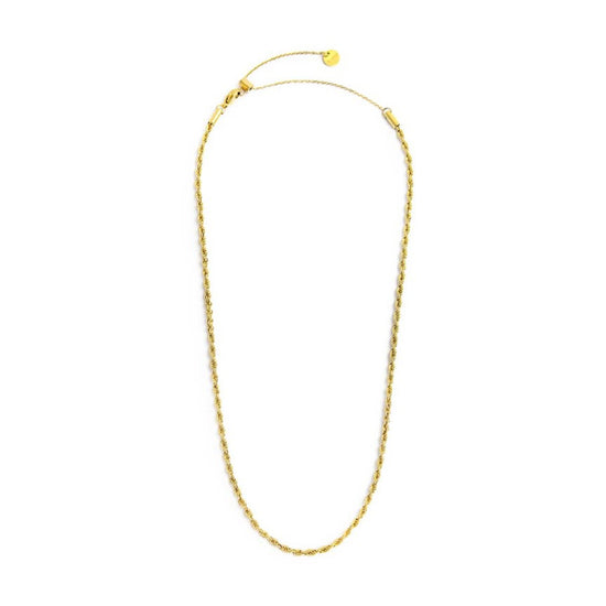 Collana girocollo Marlù Vision da donna acciaio dorato con catena a corda 33CN0024G