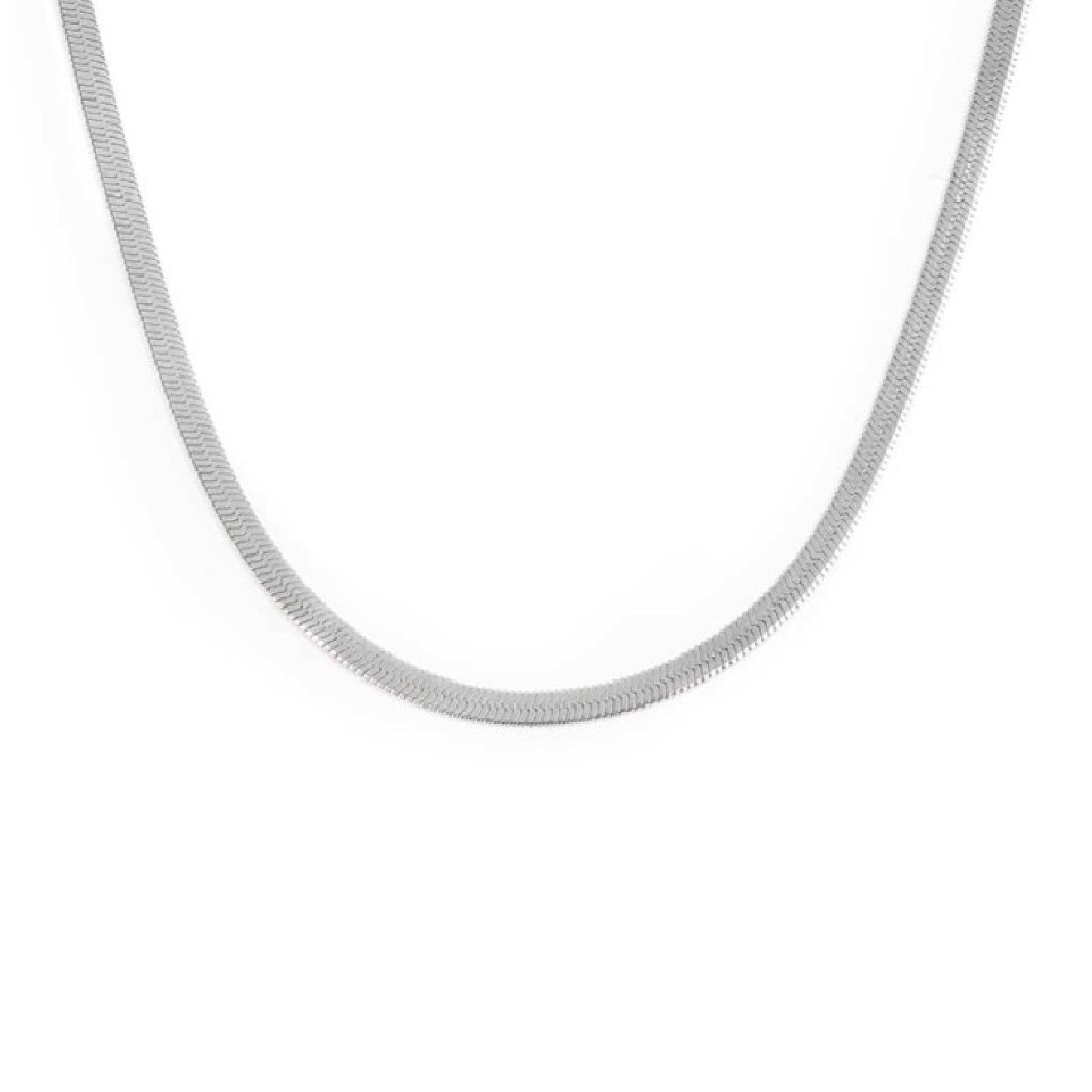 Collana girocollo Marlù Vision da donna acciaio con catena snake 33CN0025-1