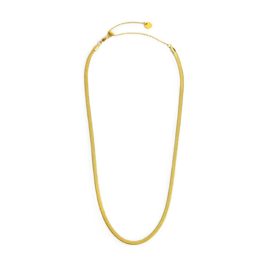 Collana girocollo Marlù Vision da donna acciaio dorato con catena snake 33CN0025G