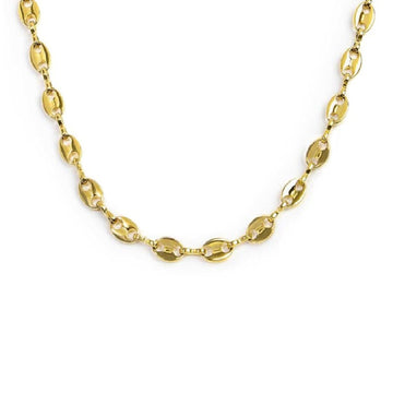 Collana girocollo Marlù Vision da donna acciaio dorato con catena marine 33CN0027G-1