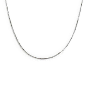 Collana girocollo Marlù Vision da donna acciaio con catena snake quadrata 33CN0029-1