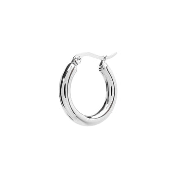 Mono orecchino a cerchio unisex Marlù Vision in acciaio diametro 2,2cm 33OR0042-1