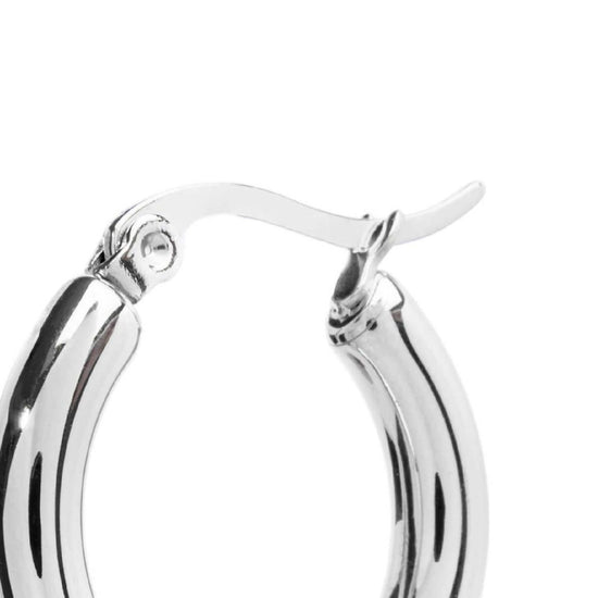 Mono orecchino a cerchio unisex Marlù Vision in acciaio diametro 2,2cm 33OR0042-2