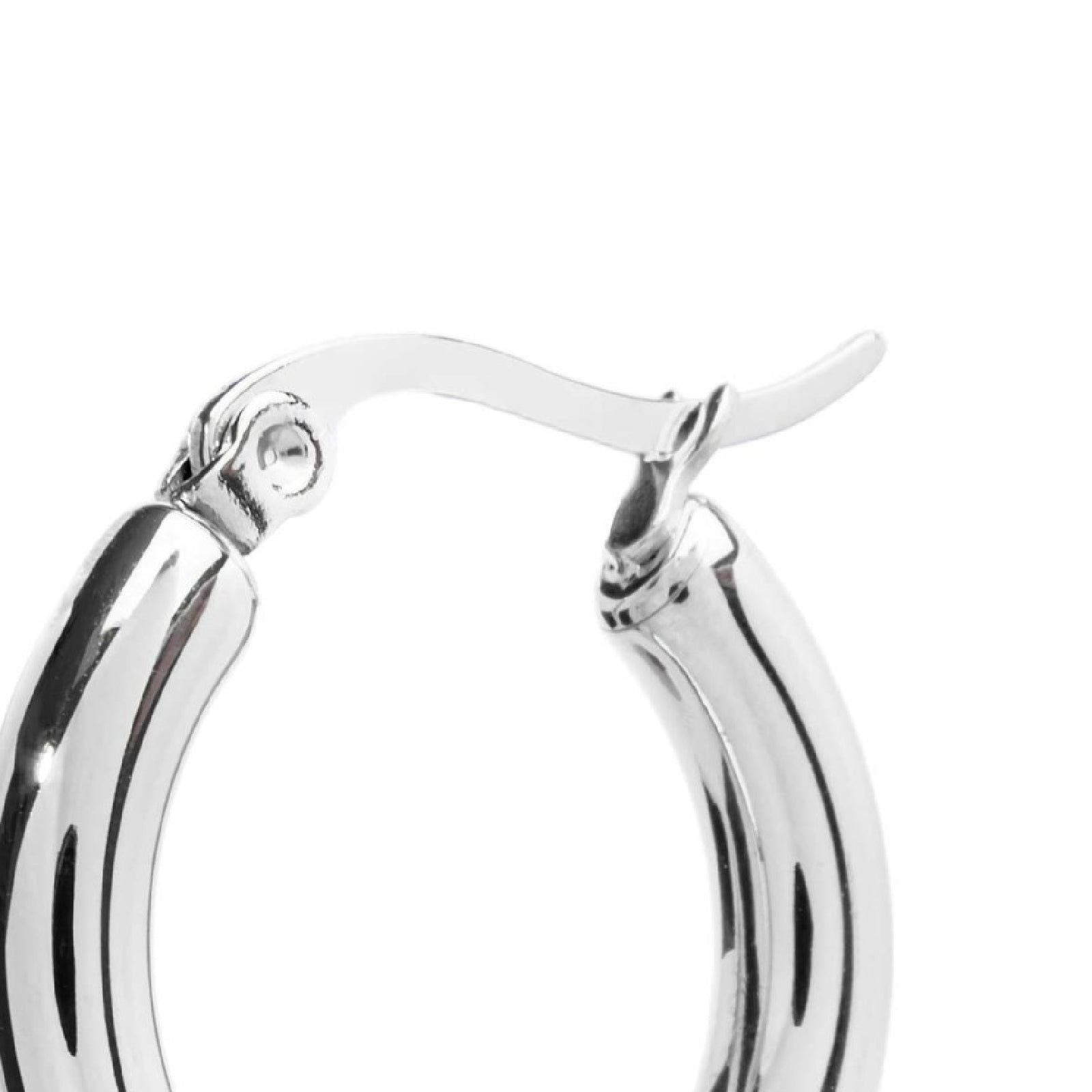 Mono orecchino a cerchio unisex Marlù Vision in acciaio diametro 2,2cm 33OR0042-2