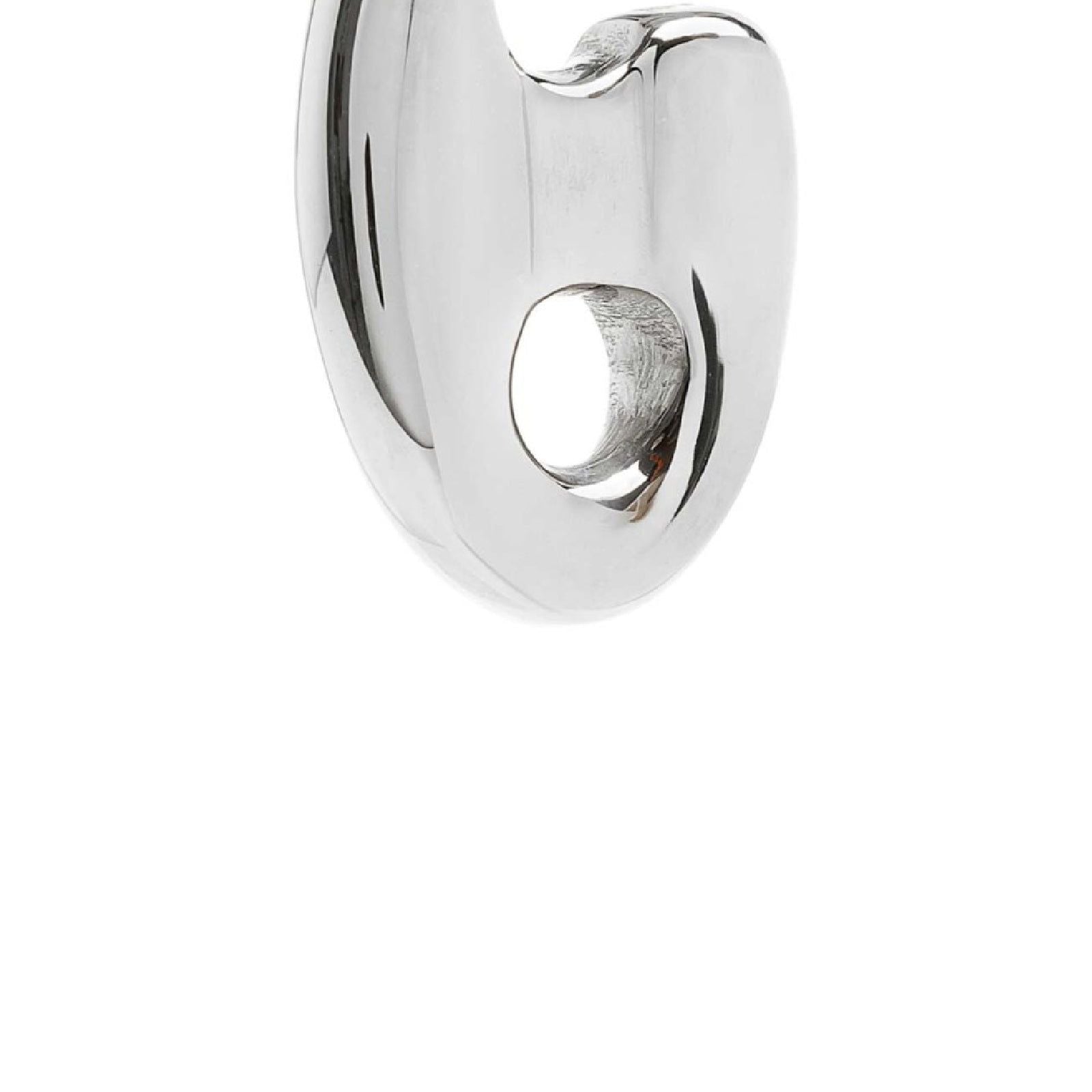 Orecchino semicerchio Marlù Vision donna acciaio con maglia marine 33OR0054-2
