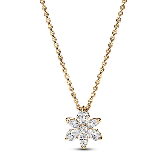 Collana Pendente Herbarium Fiore Luminoso color oro 362387C01-45-1