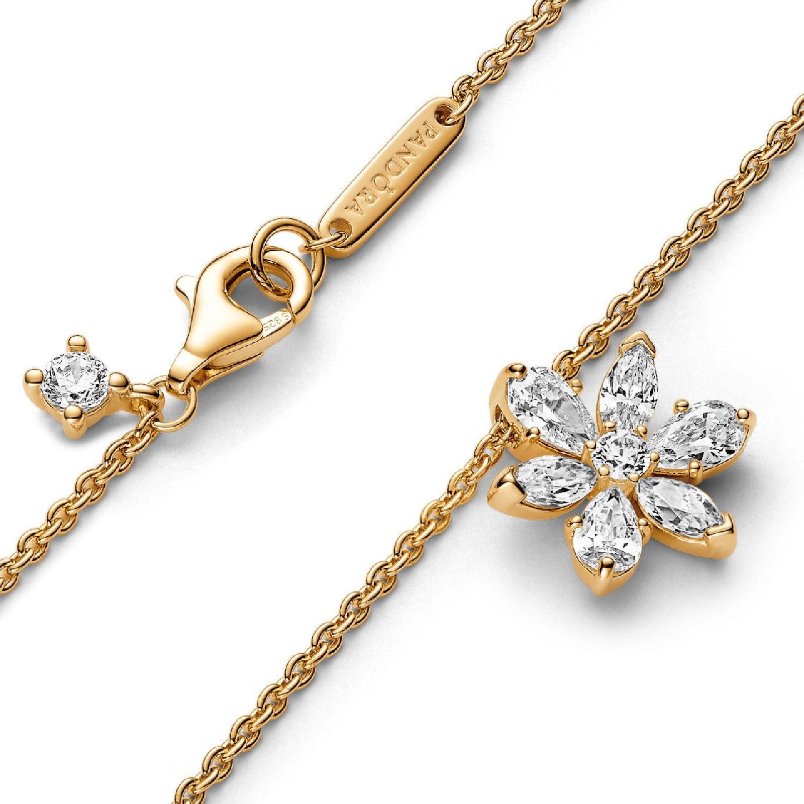 Collana Pendente Herbarium Fiore Luminoso color oro 362387C01-45-3