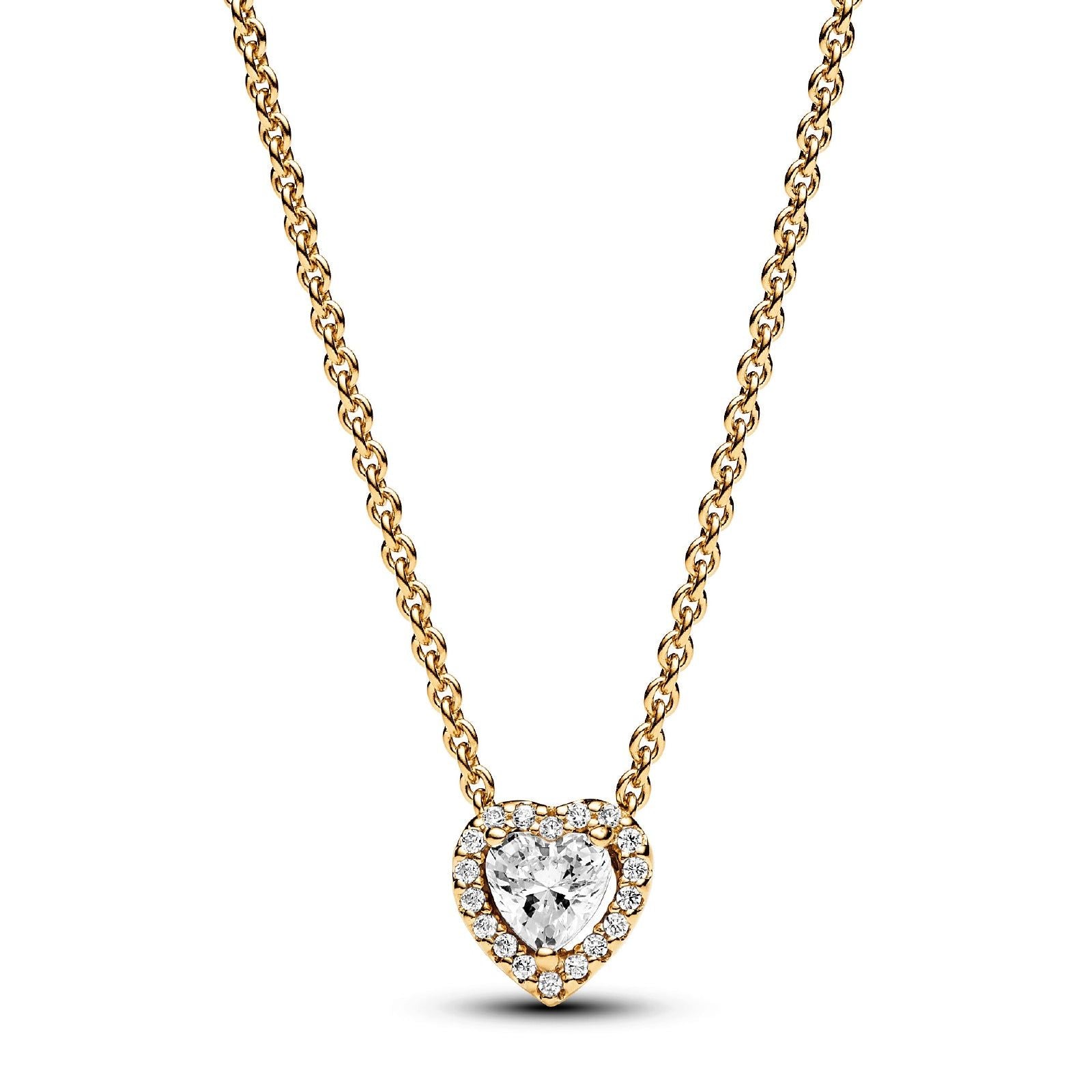 Collana Cuore in Rilievo placcato oro 368425C01-45-1