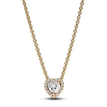 Collana Cuore in Rilievo placcato oro 368425C01-45-1