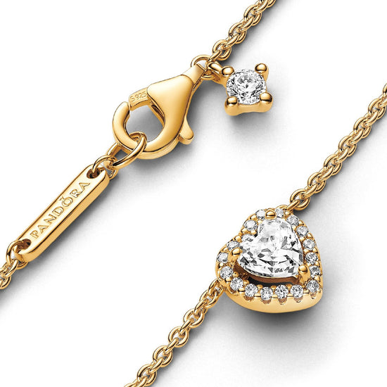 Collana Cuore in Rilievo placcato oro 368425C01-45-3