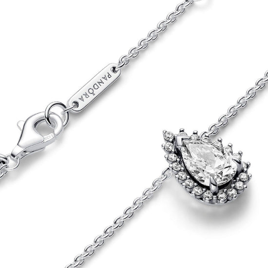 Collana Punto Luce Goccia color argento 392832C01-45-3