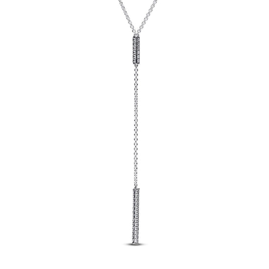 Collana Pavè Prisma color argento 393013C01-45-1