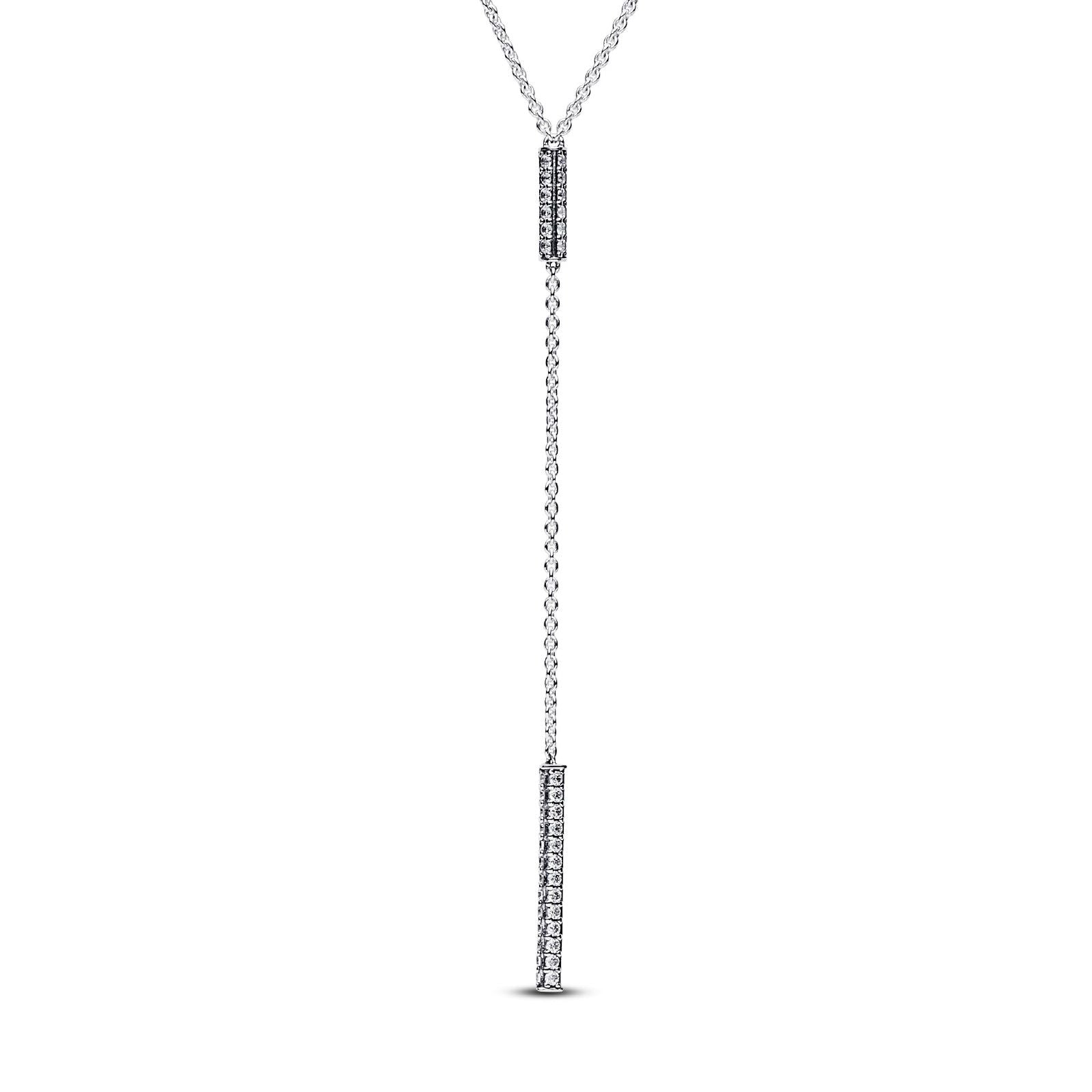 Collana Pavè Prisma color argento 393013C01-45-1