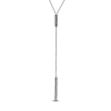 Collana Pavè Prisma color argento 393013C01-45-1