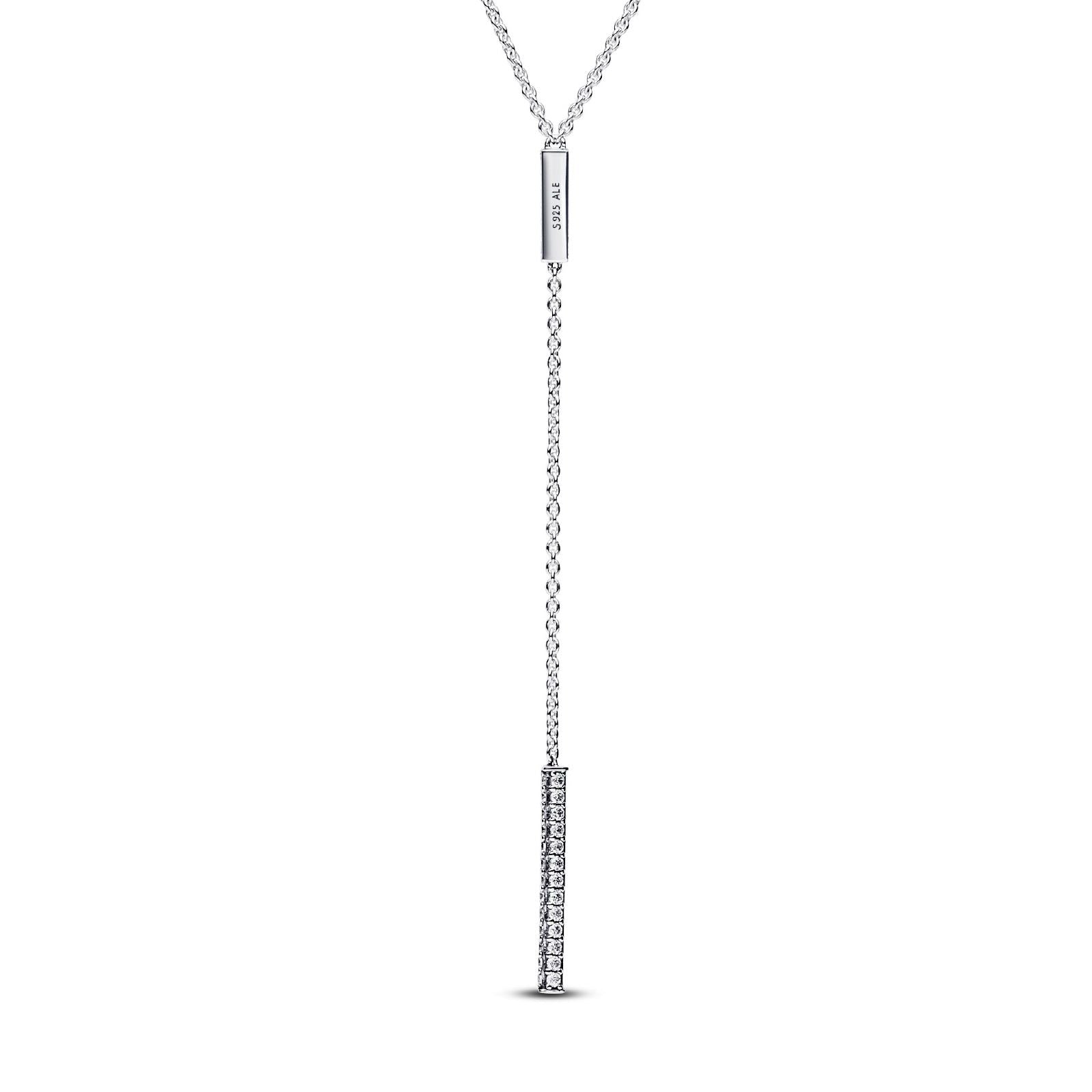 Collana Pavè Prisma color argento 393013C01-45-2
