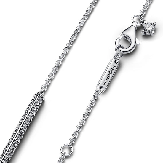 Collana Pavè Prisma color argento 393013C01-45-3