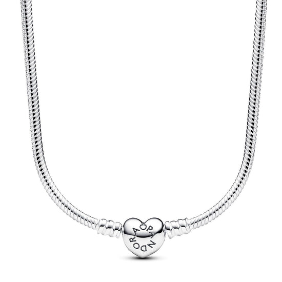 Collana Chiusura Cuore argentata 393091C00-45-1