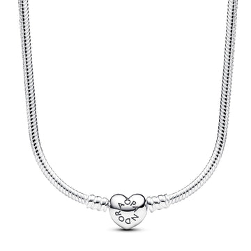 Collana Chiusura Cuore argentata 393091C00-45-1