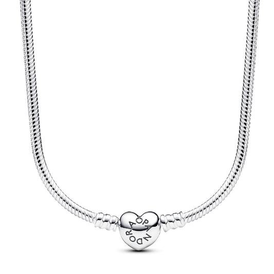 Collana Chiusura Cuore argentata 393091C00-45-1