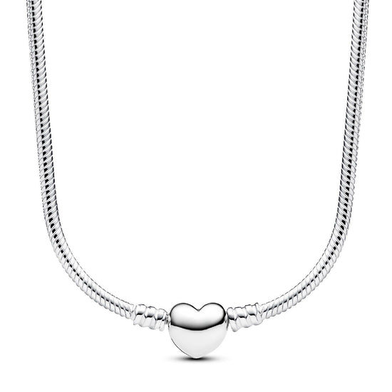 Collana Chiusura Cuore argentata 393091C00-45-2
