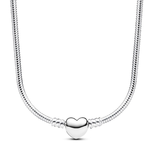 Collana Chiusura Cuore argentata 393091C00-45-2
