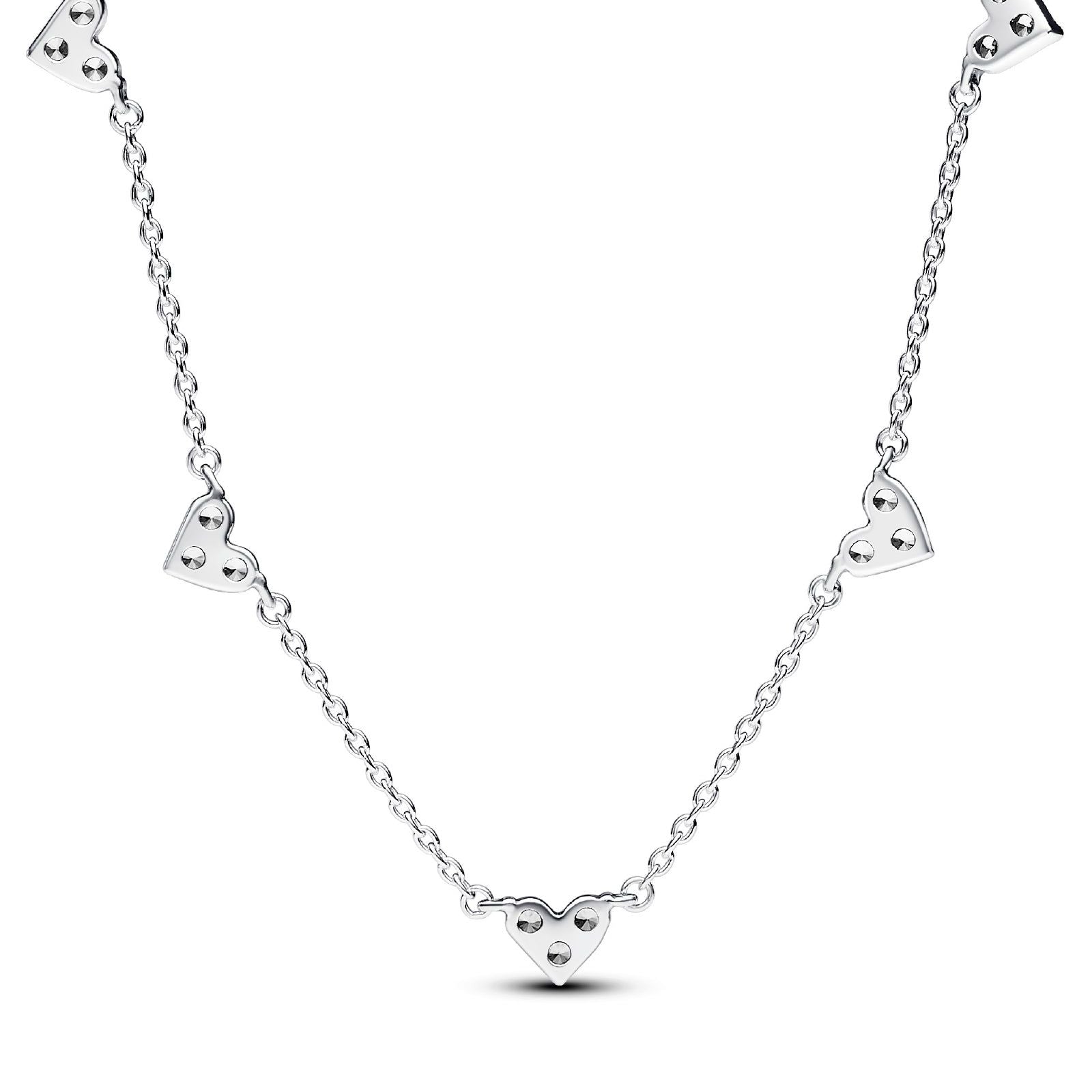 Collana Cuori con Tre Pietre 393160C01-45-2