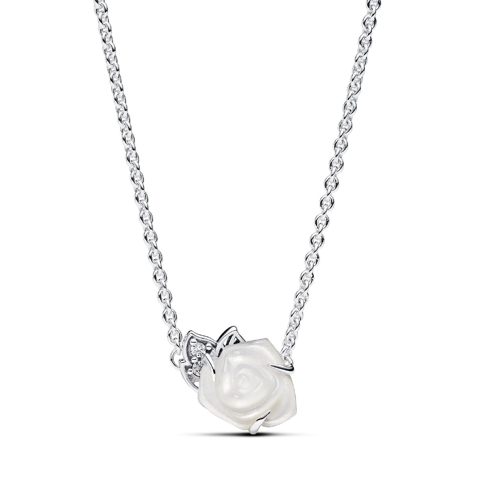 Collana Rosa Bianca 393206C01-45-1