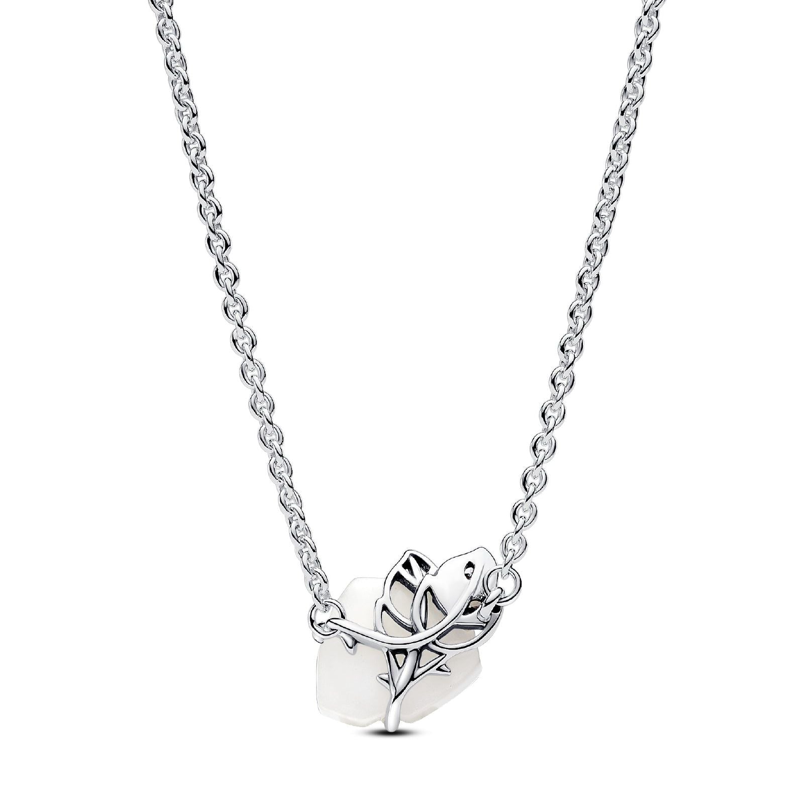 Collana Rosa Bianca 393206C01-45-2